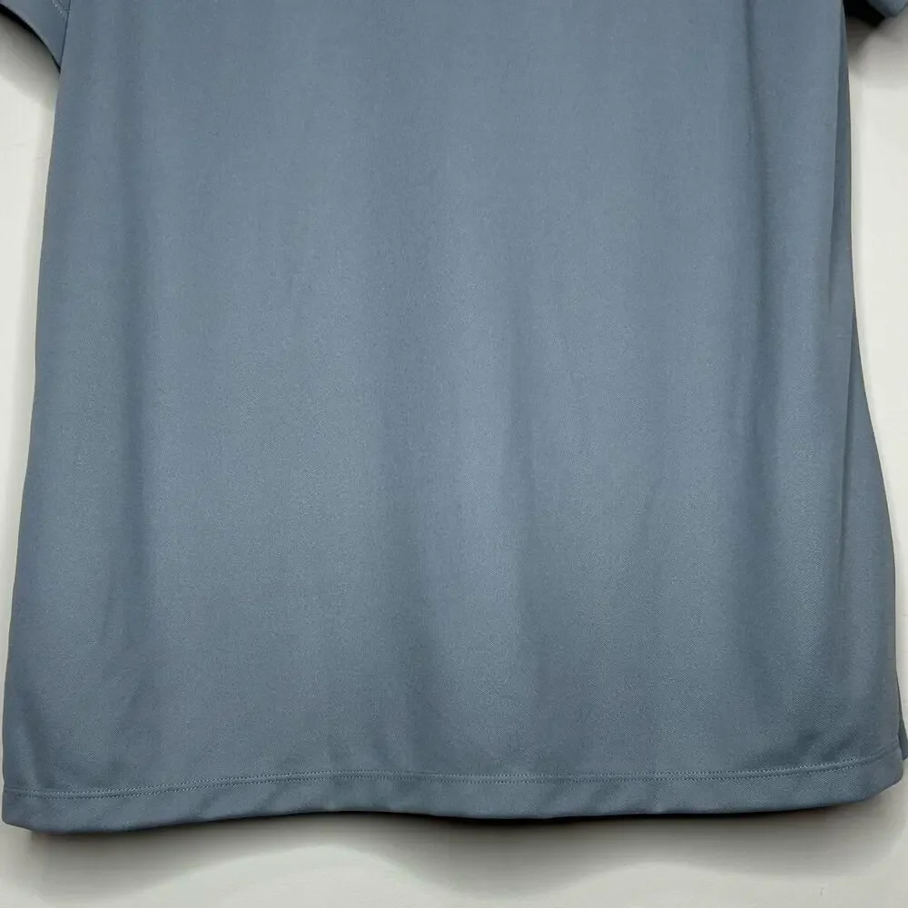 NWT Nike Ladies Dri-FIT Micro Pique 2.0 Polo Shirt Size L Saratoga Blue Streaks